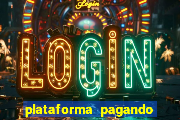 plataforma pagando no cadastro slots